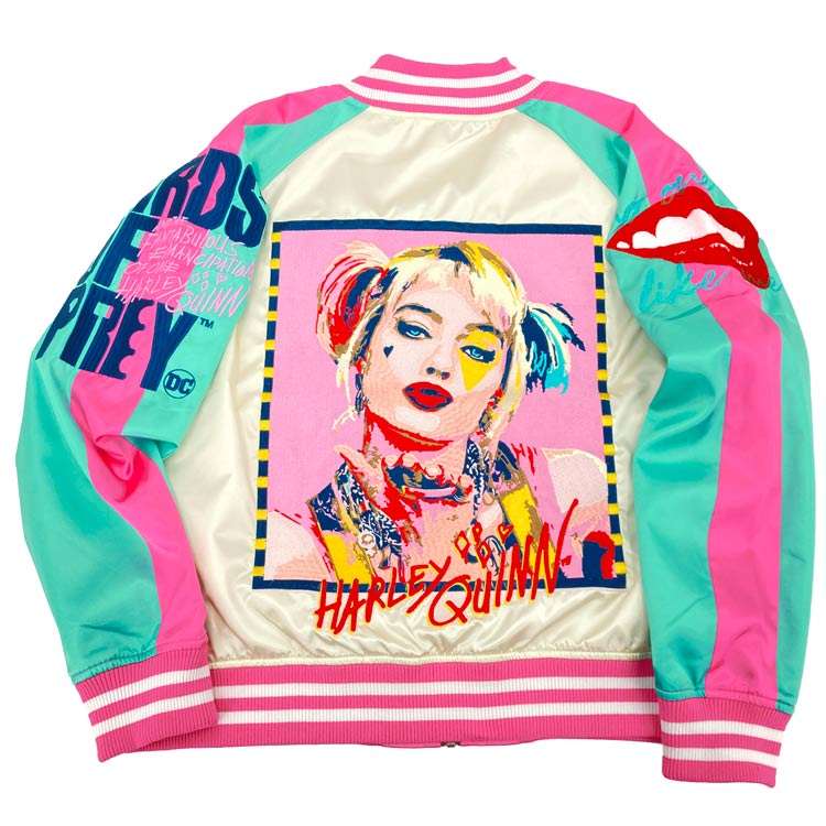 バース・オブ・プレイ スカジャン L ハーレイ・クイン DCコミックス 928327