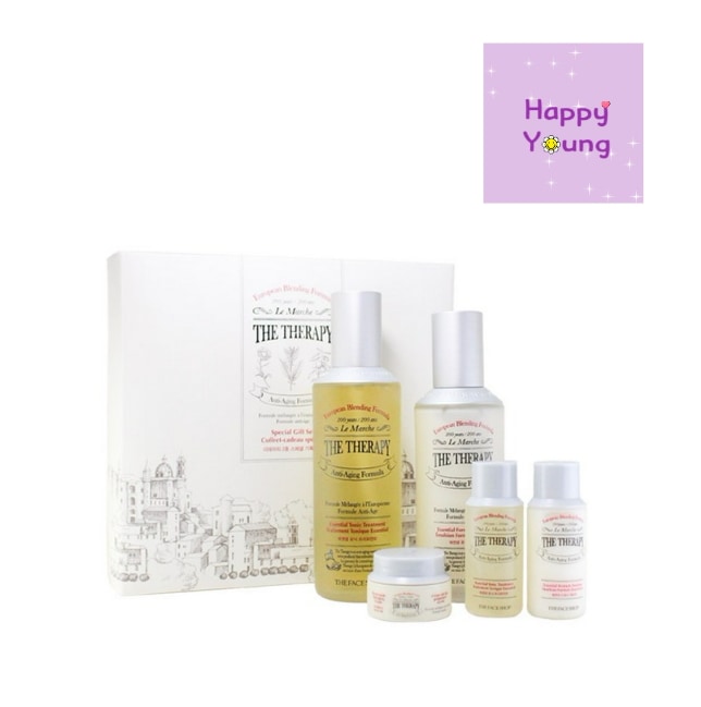 ザ·テラピー2種スペシャル企画セット(トナー150ml+エマルジョン130ml+トナー贈呈32ml+エマルジョン贈呈32ml+オイルブレンドクリーム贈呈10ml)