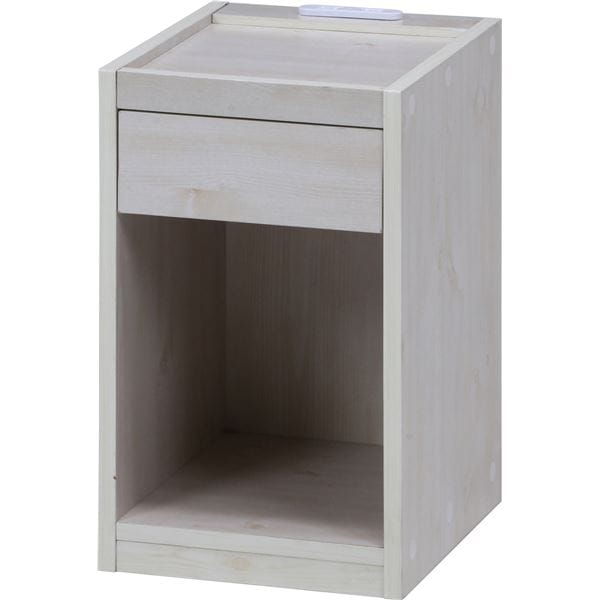 ベッドサイドテーブル ホワイト（コンセント付き） 8,166円