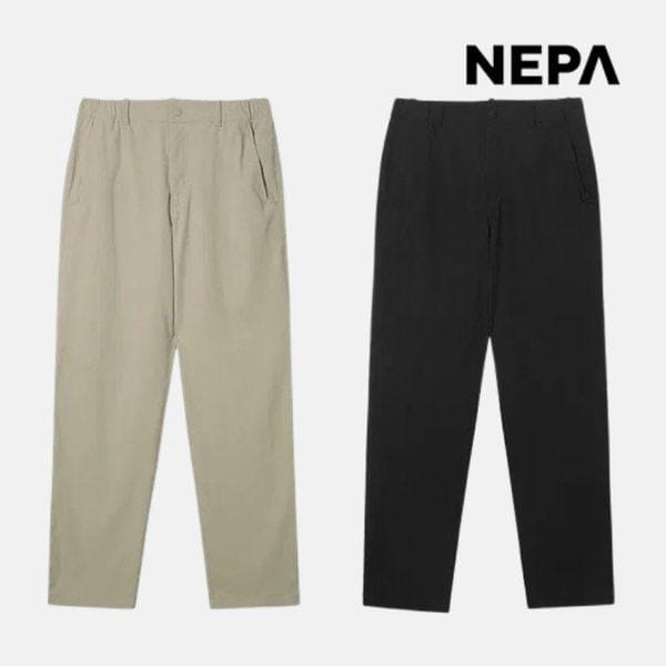 メンズ秋のベーシックパンツ撥水登山吸汗スラックスパンツ7L51669