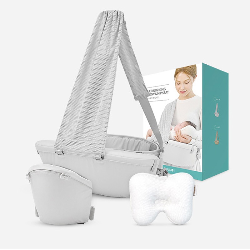 GGUMBI グンビ マルチ授乳クッション&ヒップシート GR アルティメットグレー 8,824円