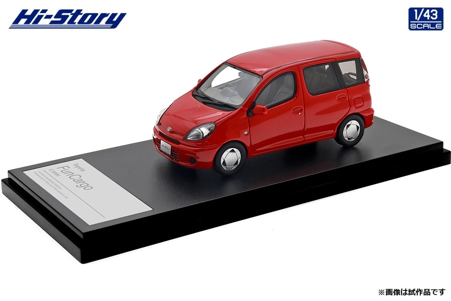 ハイストーリー 1/43 Toyota FunCargo X (1999) スーパーレッドV【HS527RE】 ミニカー HS527RE トヨタ ファンカーゴX 1999 レッドV