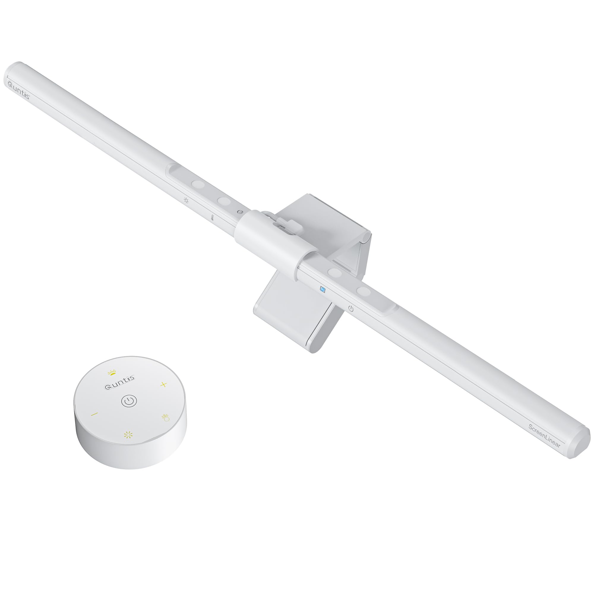 Quntis モニターライト PC照明 41cm 非対称光学設計 自動調光 タッチ＆リモコン操作 3000K-6500K調節 USB給電 ブルーライトカット Ra98高演色 省スペース 取り付け簡単