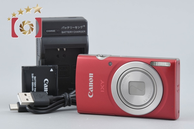 IXY 200 レッド コンパクトデジタルカメラ