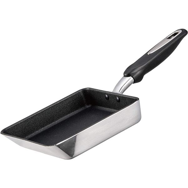 北陸アルミニウム IH対応フライパン ハイキャストプレミアム 玉子焼き 約16x18cm