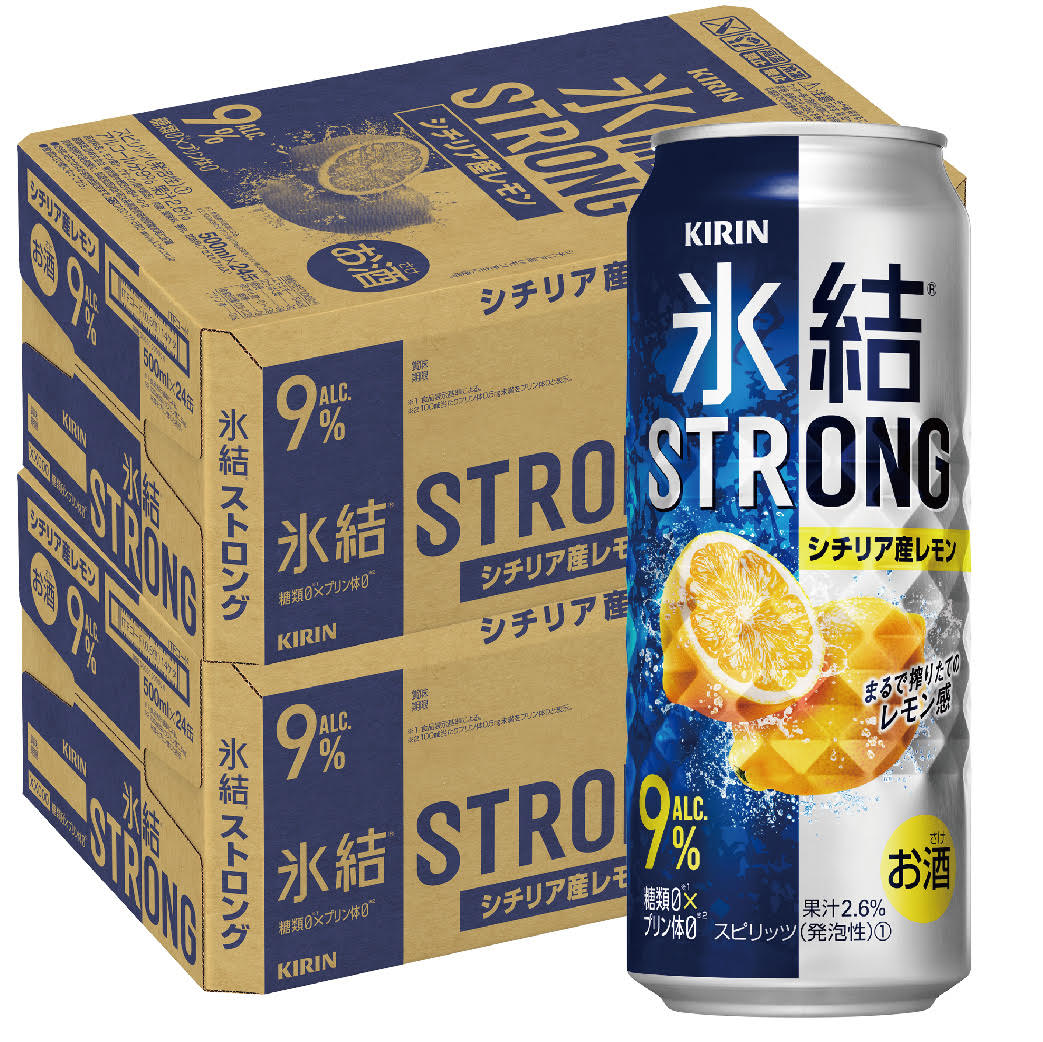 【送料無料】キリン 氷結 ストロング シチリア産レモン 500ml2ケース/48本【北海道沖縄県東北四国九州地方は必ず送料が掛かります】