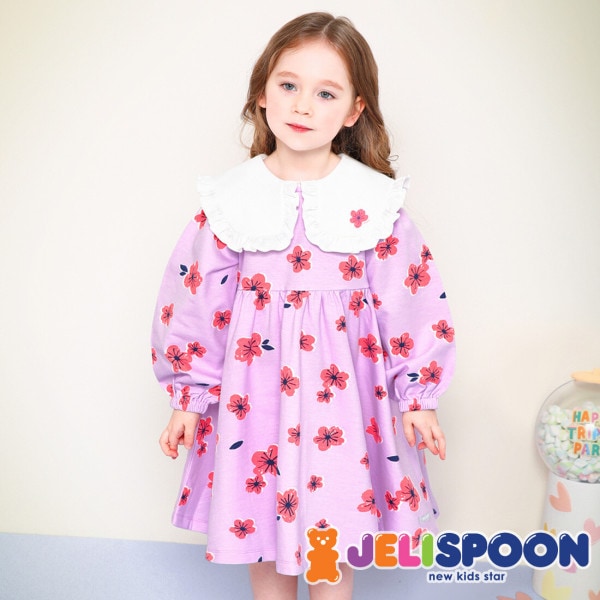 フラワーポンワンピース/子供服