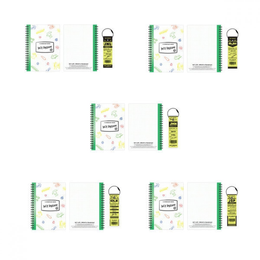 NCT DREAM-NCT LIFE: ドリームインワンダーランドコメンタリーブック+ラゲッジタックセット