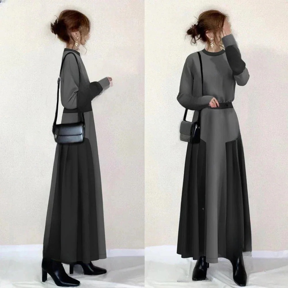 春夏 パーカー ワンピース 通勤 着痩せ ロングワンピース 高級感 ワンピース レディース30%制限