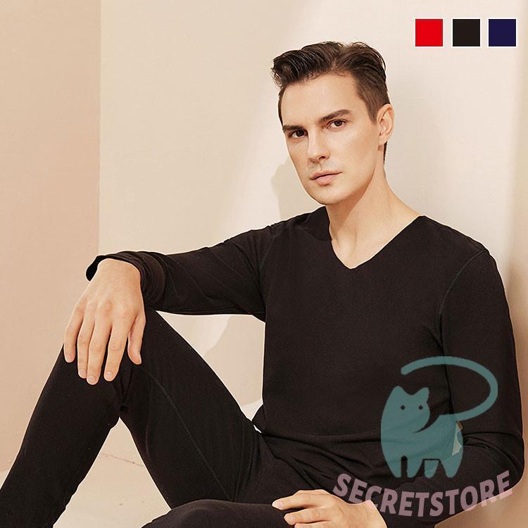 上下セット 秋冬 メンズインナー 男性用 インナーウェア 肌着 アンダーウェア 長袖シャツ 防寒インナー 暖かい 下着 保温タイツ トップス