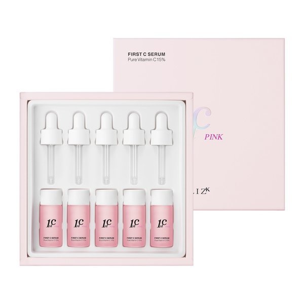 本社直営リーズケイ ファーストC セラム ピンク ピュアビタミンC 15% 10ml（5本入）