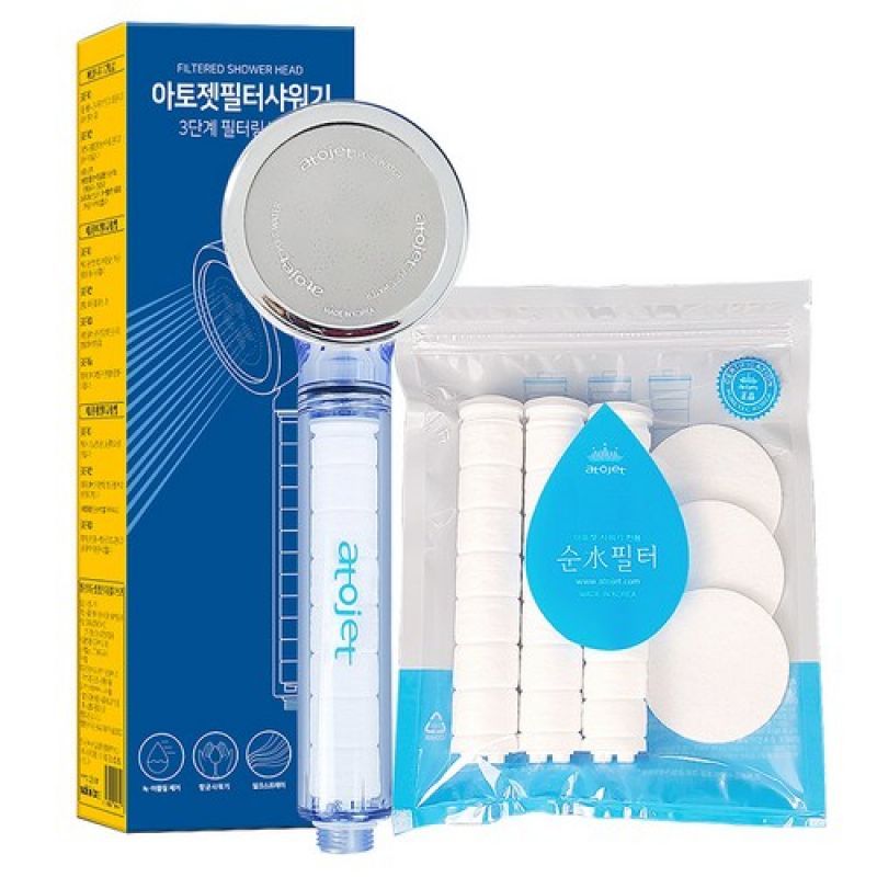 アトジェットフィルターシャワー+ヘッドフィルター3p +ボディフィルター3pセット/Atojet f 5,361円