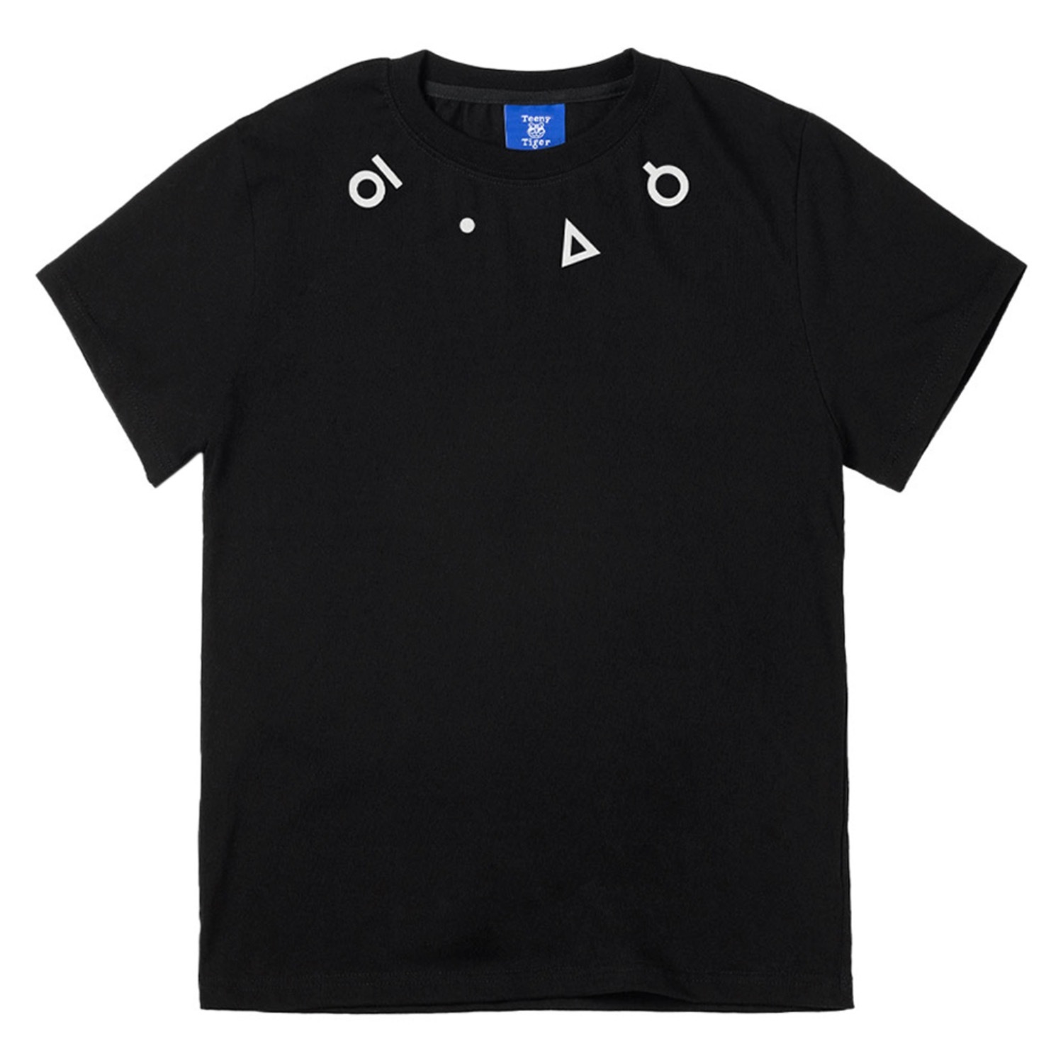 旧ハングル半袖Tシャツブラック