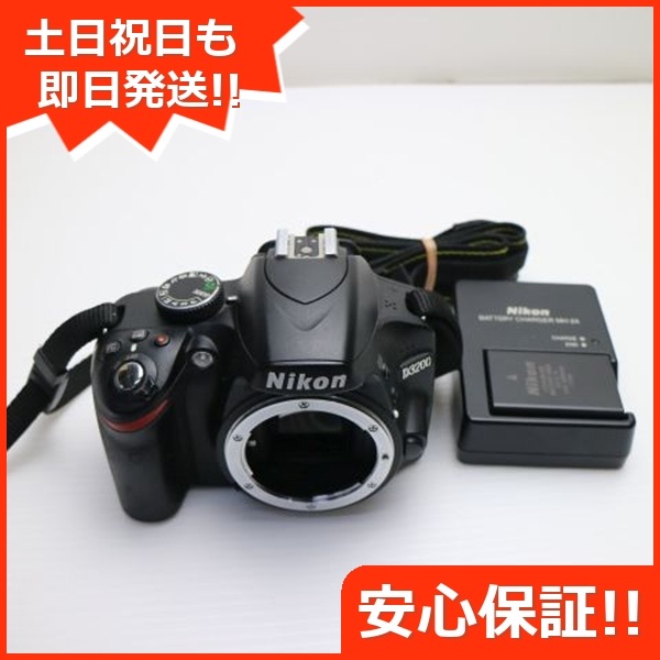 美品 Nikon D3200 ブラック ボディ デジ1 Nikon 167 13,629円