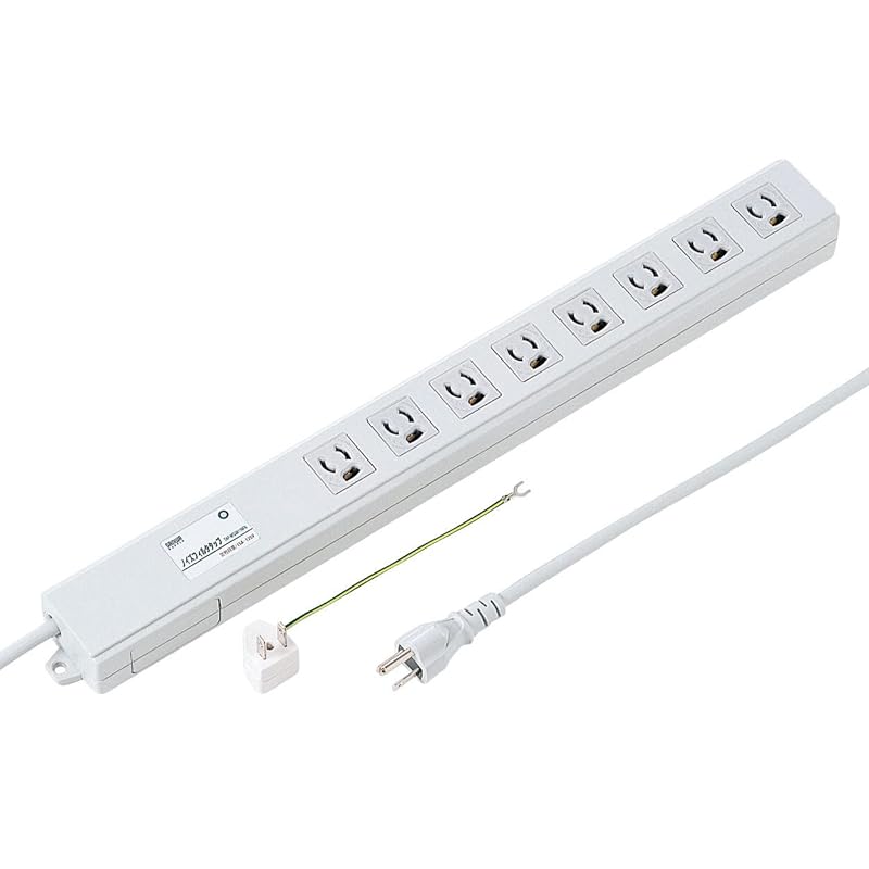 即納：サンワサプライ ノイズフィルタタップ 3P 8個口 マグネット付き TAP-3811NFN 9,352円