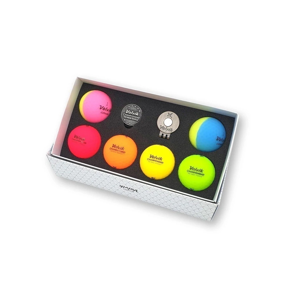 チャンピオンシップ記念ゴルフボールコンビ2p+ニュービビッド4p+ボールマーカーセット