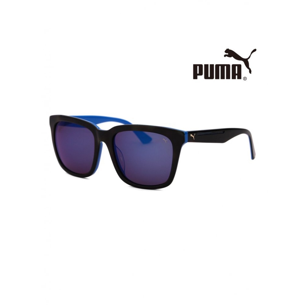 Puma PU0084SK 002 リッパースクエアホーンリム付きオーバーアジアンフィットミラーサングラス