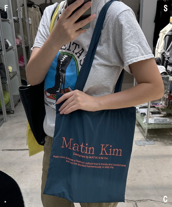 Qoo10 Matin Kim POPPIN ECO サブバッグ ミディ Qoo10 Matin Kim POPPIN ECO サブバッグ ミディ