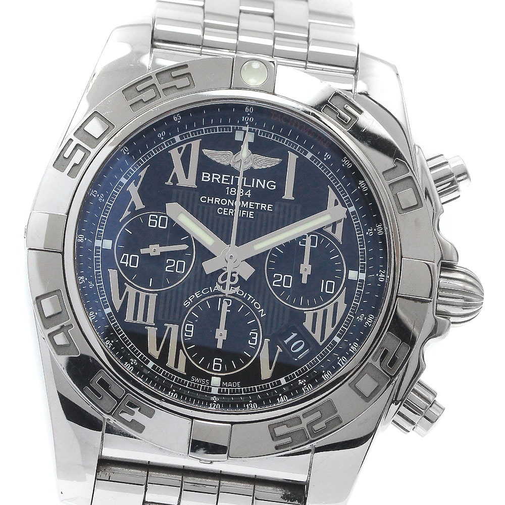 ブライトリング BREITLING AB0110 クロノマット 44 デイト 自動巻き メンズ 内箱付き_889831【中古】