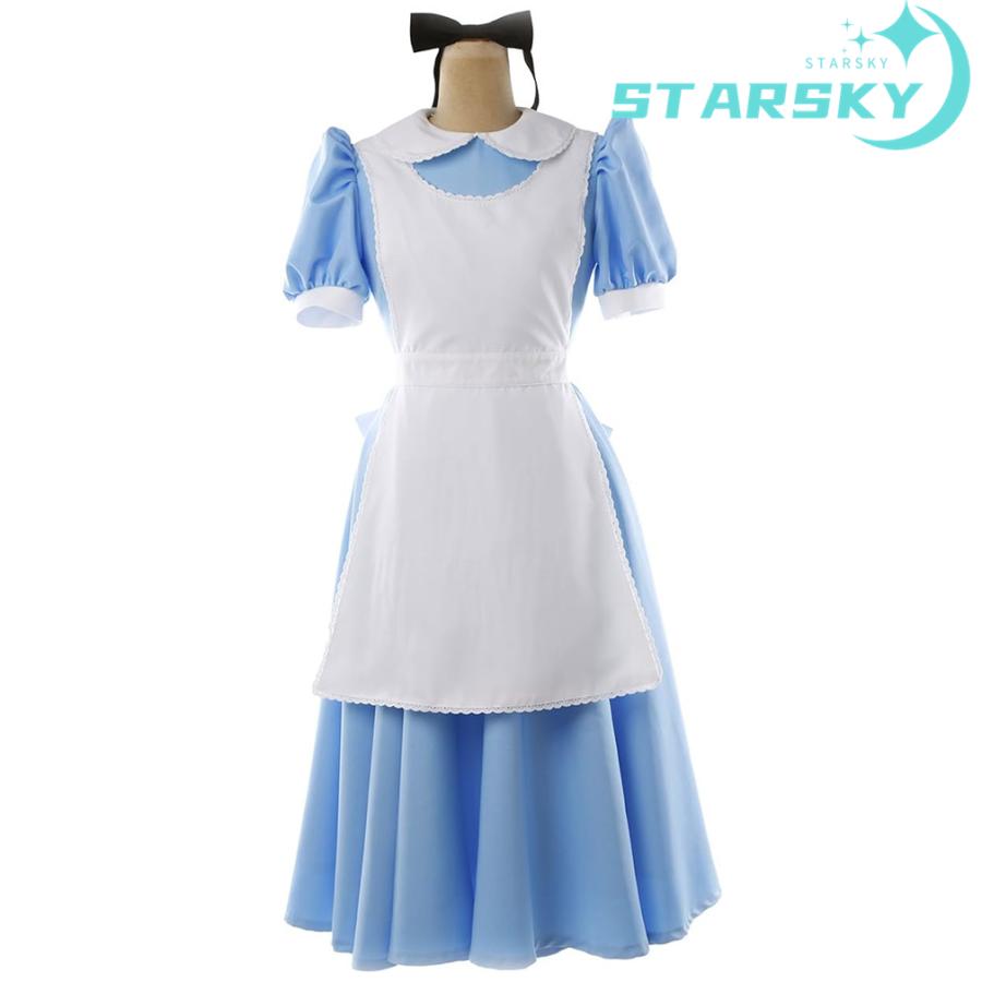 [赤字販売][急速出荷]ふしぎ国アリス アリス コスプレ衣装 ハロウィン アニメ 変装 パーティ ハロウィン イベント イベント 忘会 文化祭 余興