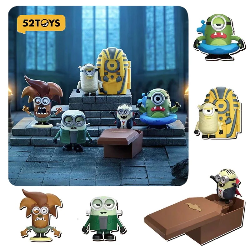 【3日出荷！公式正規品】52 TOYS モンスターミニオン ゼンマイ動くフィギュア ブラインドボックス 人気おもちゃ コレクション ユニバーサルスタジオ周辺 ギフト