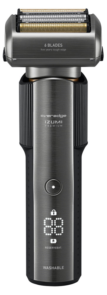メンズシェーバー【新品未使用】IZUMI  メンズシェーバー　IZF-E863W-K　6枚刃