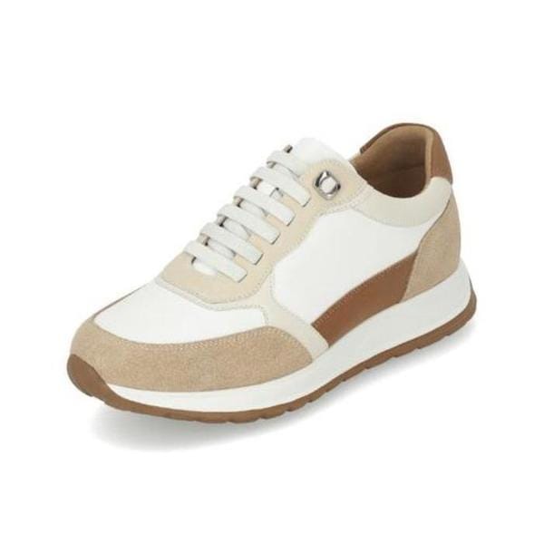 HC06 メンズスニーカー 背が高く見える ベージュ LCMS66U513(43572138)