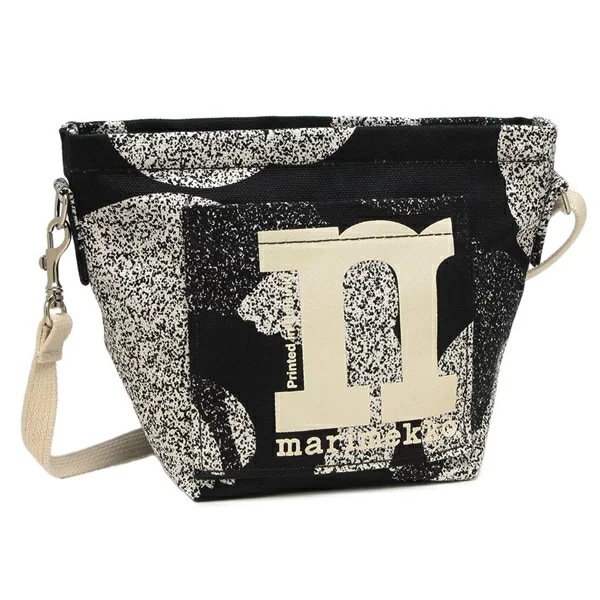 ショルダーバッグ ウニッコ 花柄 ミニバッグ グレー ブラック レディース 094578 910