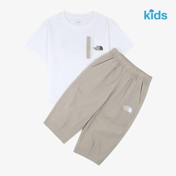 NT7US14S キッズ ハイク カプリ クルー セット KS HIKE CAPRI CREW SET