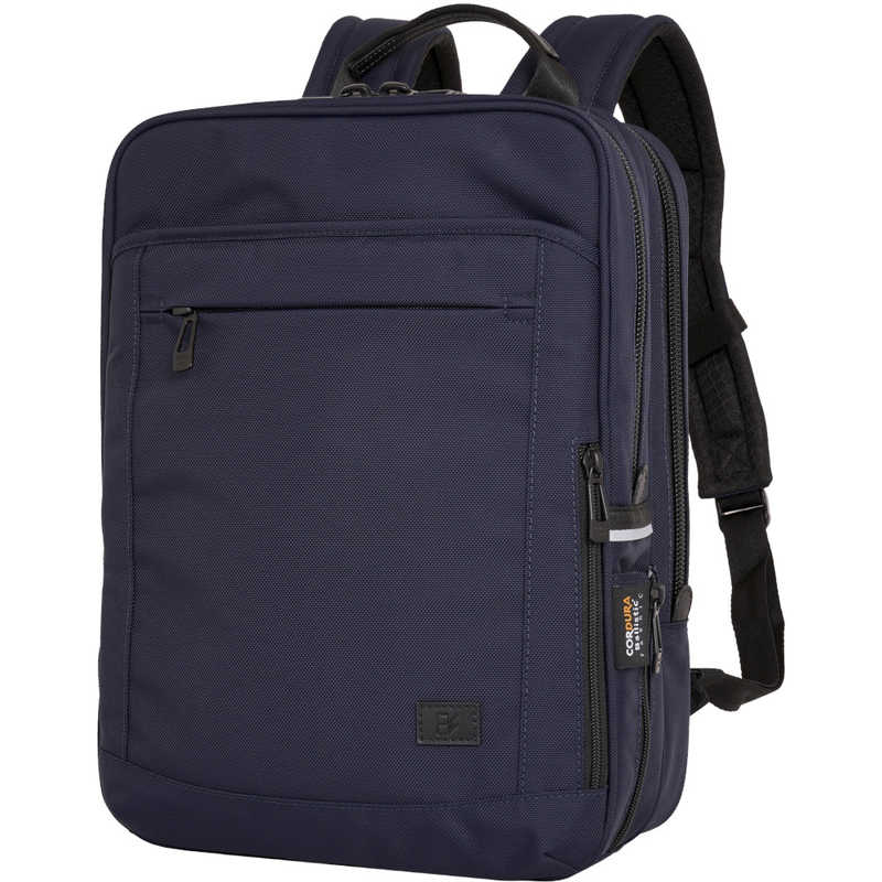 バリスティックスピリット　ビジネスリュック 14インチPC対応 コーデュラナイロン ネイビー　BS-3232-NV