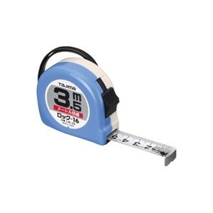 （まとめ）TJMデザイン ロック式巻尺 L16-35BL 3.5m(×2セット)