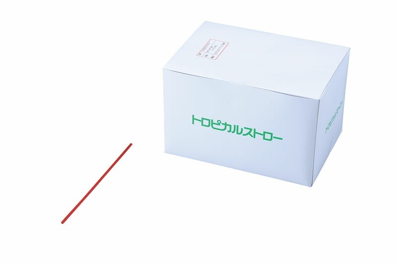 （まとめ買い）07275 トロピカルストロー 8インチ 赤 1700入 [x3]