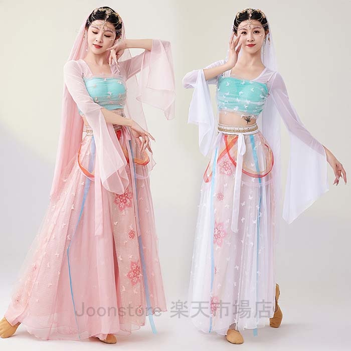 レディース コスプレ衣装 衣装 衣装 ジャスミン風 アラビアン 衣装セット ハロウィン 余興 イベント 仮装 ステージ コスプレ衣装 中華古典舞踊 コスチューム 飛天 ダンス ハロウィン ハロウィン