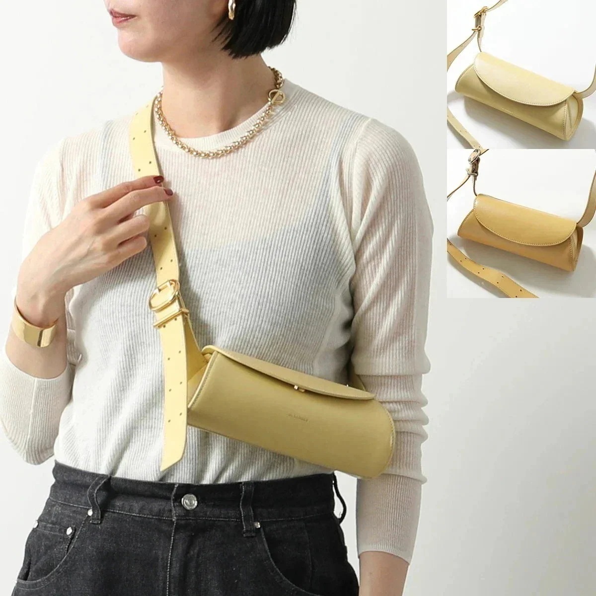 【カラー限定特価】JIL SANDER ジルサンダー ショルダーバッグ CANNOLO MINI カンノーロ ミニ J08WD0008 P5609 P4840 71,260円