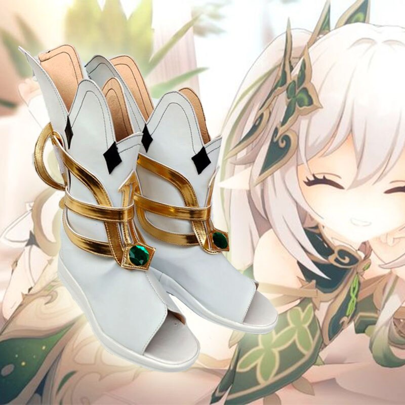 コスチュームコスプレ道具コスプレ靴NahidaナヒーダGenshinげんしん原神スーツ2024作入荷コスプレ今日は30パーセント