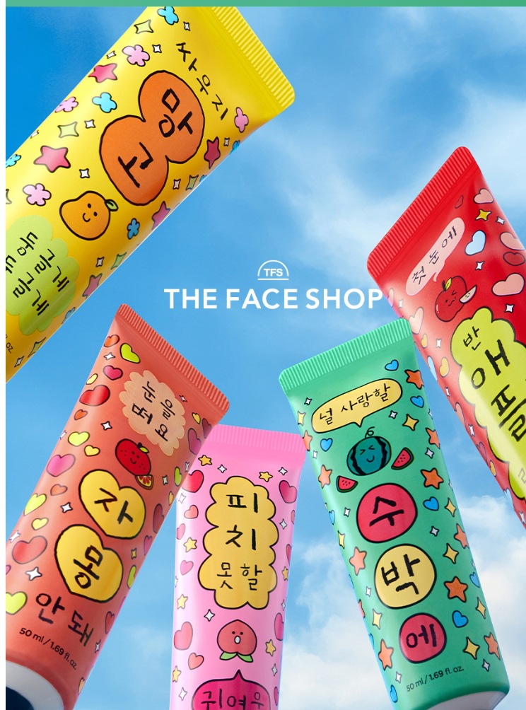 フルーツトークmango, peach, apple, watermelon, grapefruit ハンドクリーム5種 合本セット