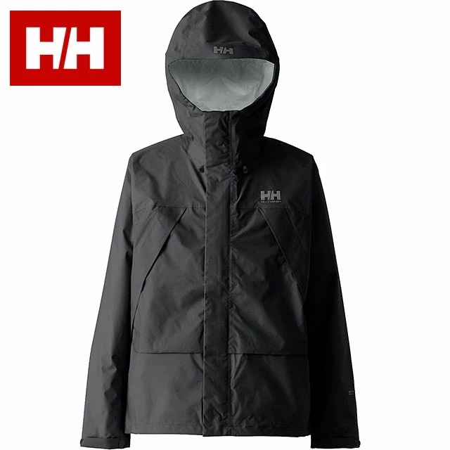 スカンザライトジャケット [HH12405-K] Scandza Light Jacket メンズ アウター 防水ジャケット 透湿 アウトドア ブラック