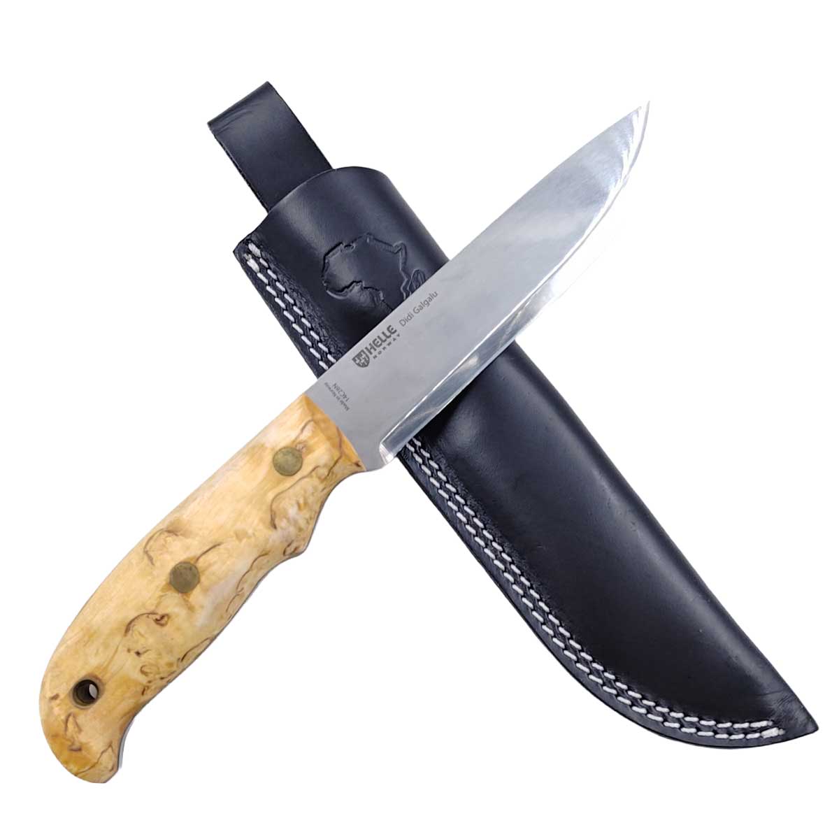 【中古・未使用品】HELLE DIDI GALGALU 14C28N ヘレナイフ ディディガルガル アウトドア キャンプ