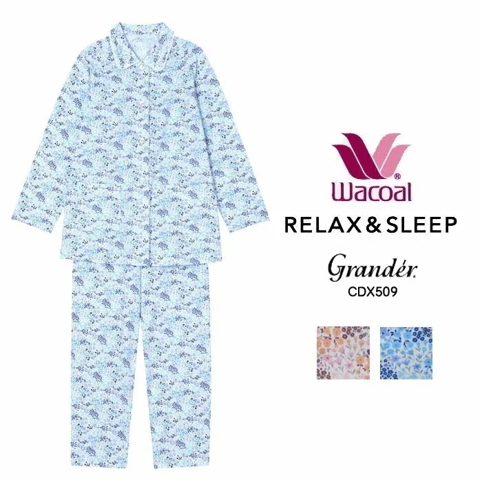 Wacoal グランダーパジャマ レディース 長袖 敬老の日 母の日 ギフト CDX509 【P】