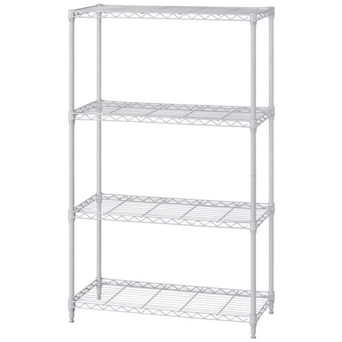 【幅75cm】4段 カラーメタルラック アイリスオーヤマ CMM-75124 ライトグレー スチール