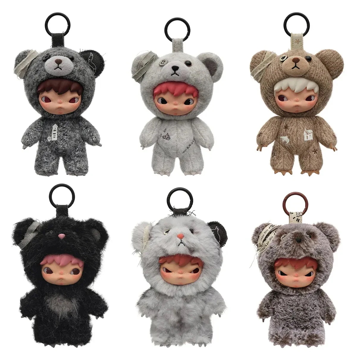 公式正規品 POP MART Hirono Road Journal シリーズ ぬいぐるみペンダント ブラインドボックス ガチャポン