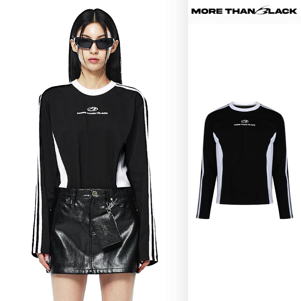 [MORE THAN BLACK] LINING LONG SLEEVE