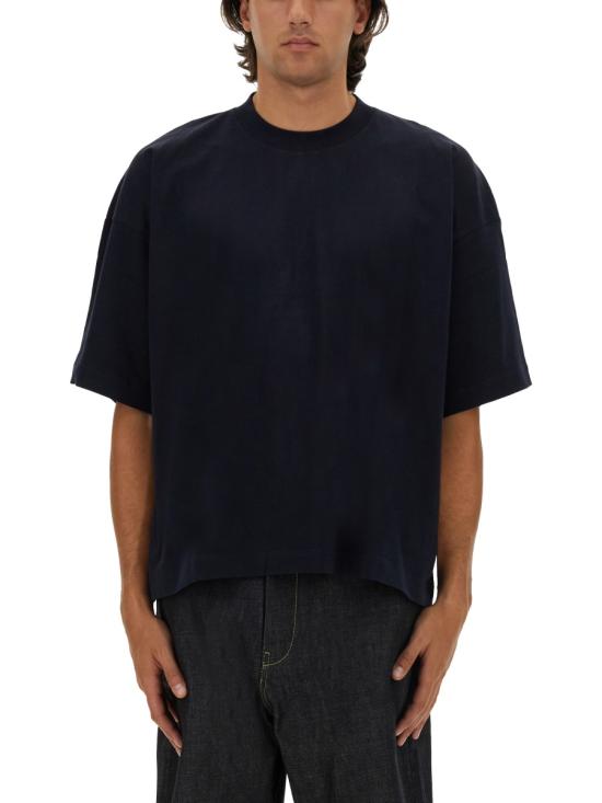 STUDIO NICHOLSON Men T-Shirts PIUSNM 1327 DARKESTNAVY BLUE