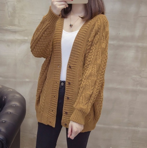 トップス カーディガン ミディアム丈 袖なし 長袖 Vネック デザイン ボタン 美ライン ニュアンス 前開き ケーブルニット 編み込み 伸縮性 ニット カラバリ かわいい 大人可愛い きれいめ