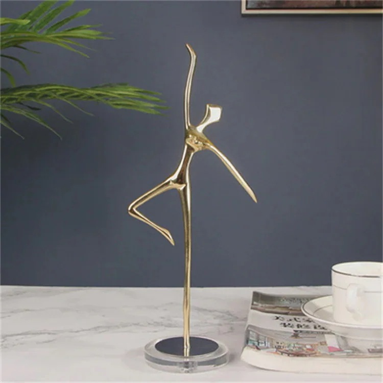 工芸品 の置物 テレビの置物 プレゼント キャラクターの置物 大人気 バレリーナの置物 スタイル 家庭の置物 銅 装飾品