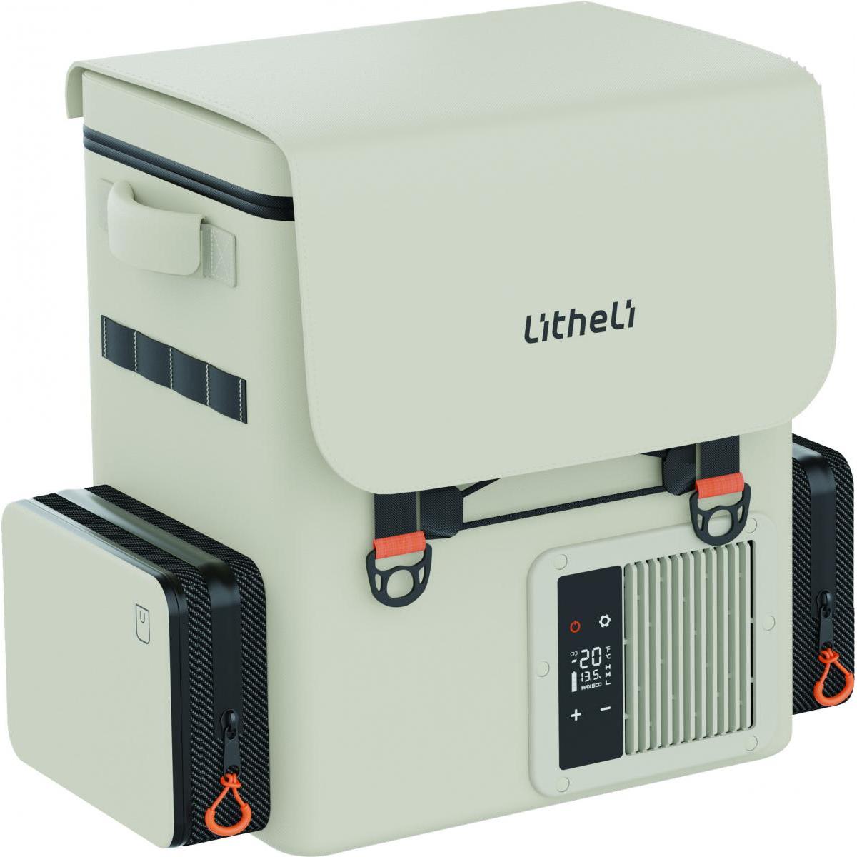 Litheli ポータブル冷蔵庫 FrozenPack バックパック型 16L 大容量 冷蔵庫 バッテリー1個付き 冷蔵庫 設定温度-20C～20C アウトドア キャンプ