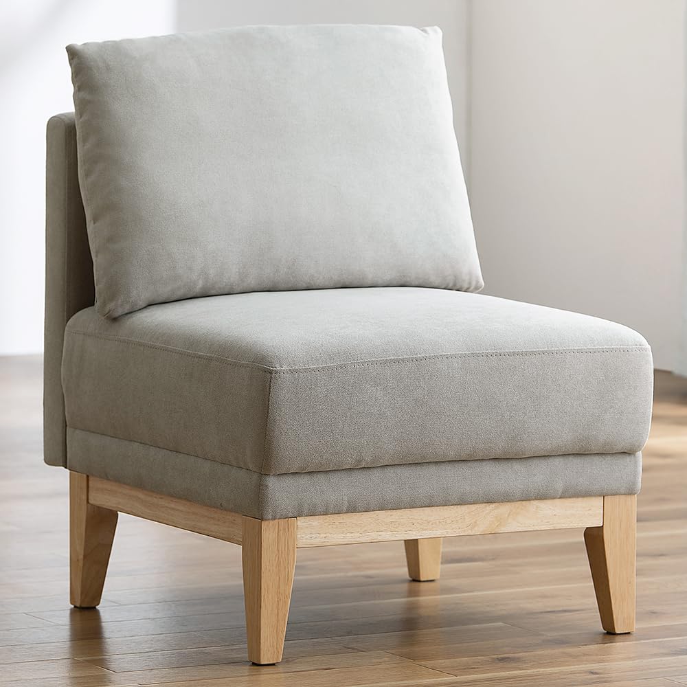 アイリスオーヤマ ユニットソファ 一人掛け 組み合わせ自由でお好みの形に ポケットコイル 約57×奥行約63×高さ約76cm［座面高さ］約42cm LDKシリーズ UNS-1S ライトグレー