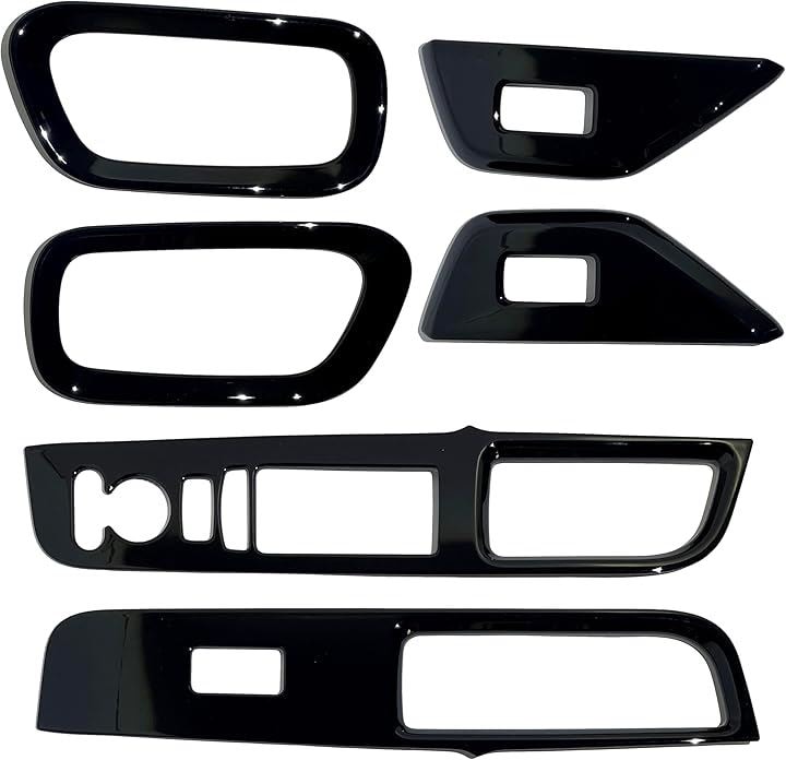 ステップワゴン スパーダ エアー RP6 RP7 RP8 RP系 カスタム 内装 パーツ アクセサリー ドアスイッチパネルカバー フロントドアハンドルパネル(ピアノブラック)