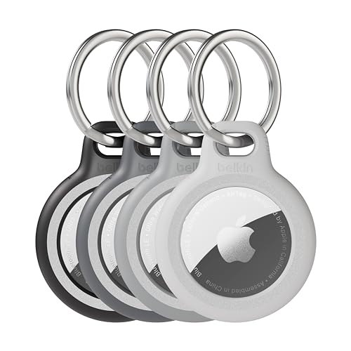 Belkin AirTag ケース キーホルダー リフレクター付き(4個入り) MSC011dsGS