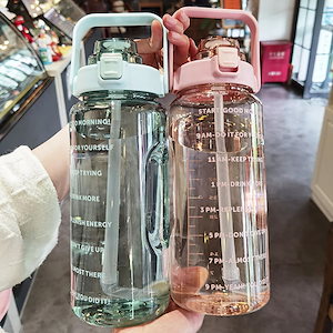 超大容量 水筒 ストロー付き 00ml スポーツ ネットヒット 高温に強い ボトル プラスチック製水差し 福袋